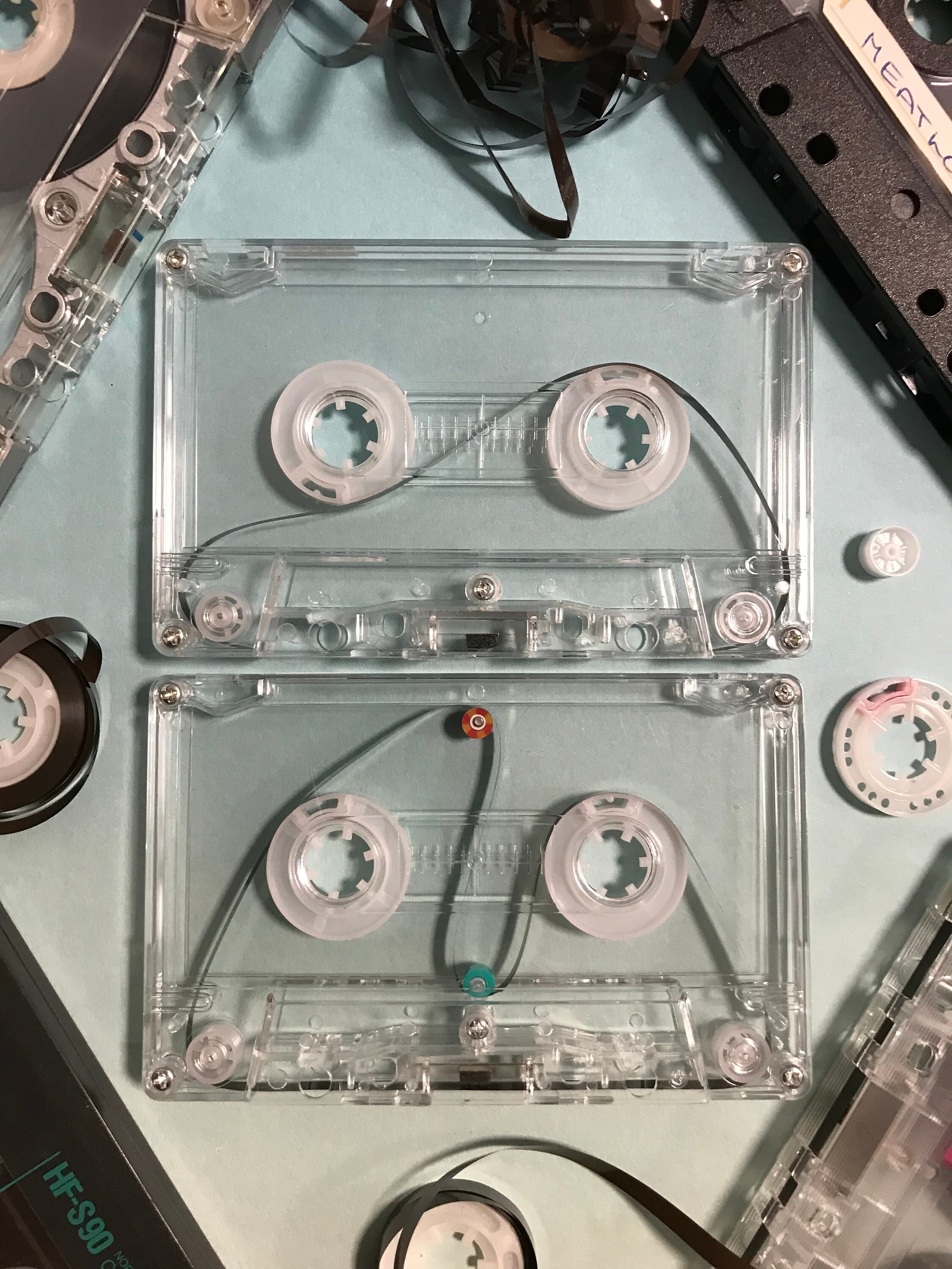 Cassette Tape Loop X2 Endless Looping Handmade Tape Tascam Etsy