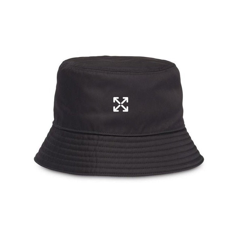 off white bucket hat