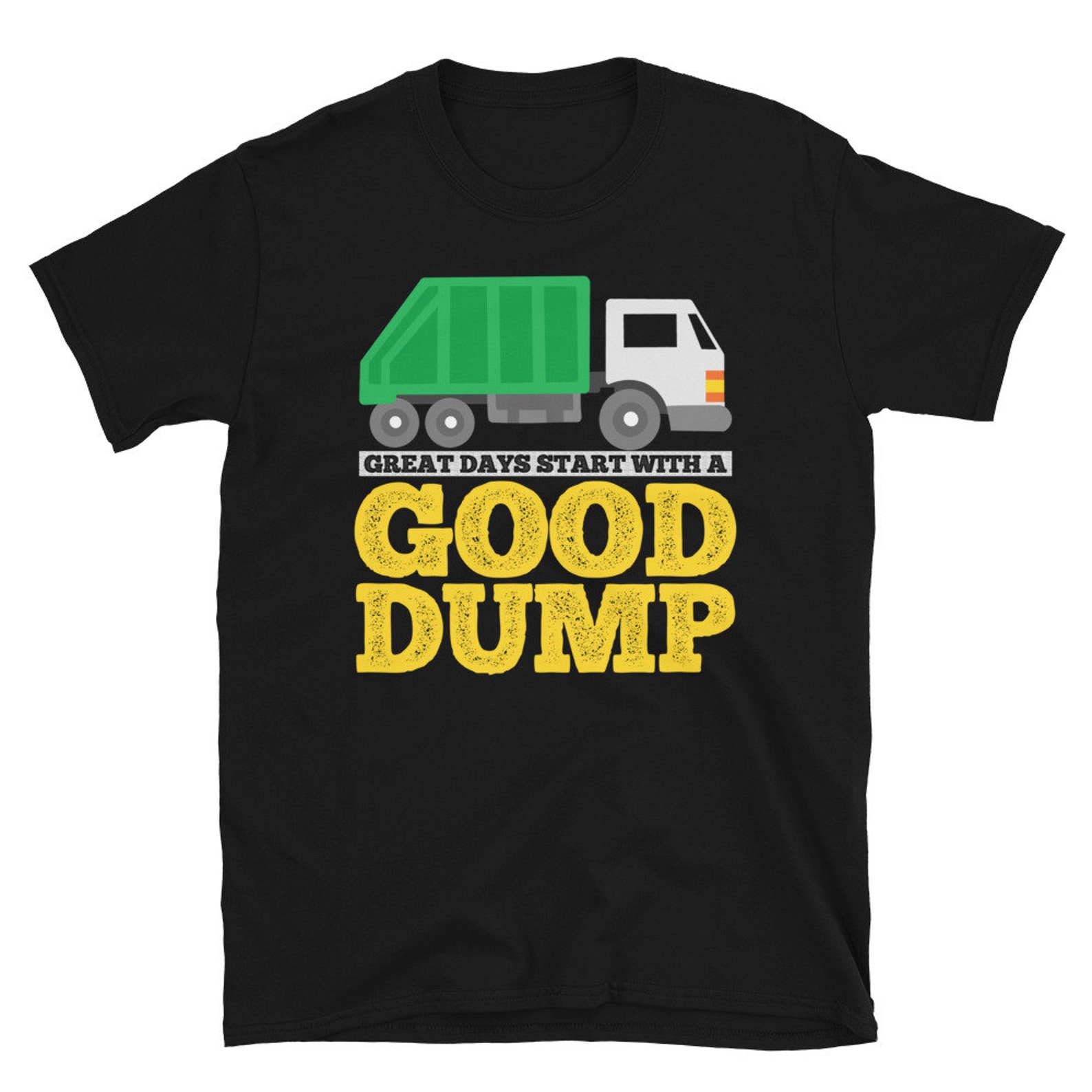 Garbage Truck Tshirt Etsy