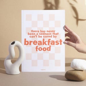 Ron Swanson Breakfast Print: Parks and Rec Typography (Digital Download