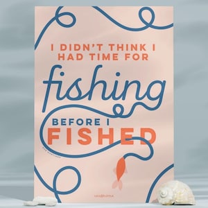 Bob Mortimer &#39;Time for Fishing&#39; Print: UK Comedy Wall Art (Digital Download)