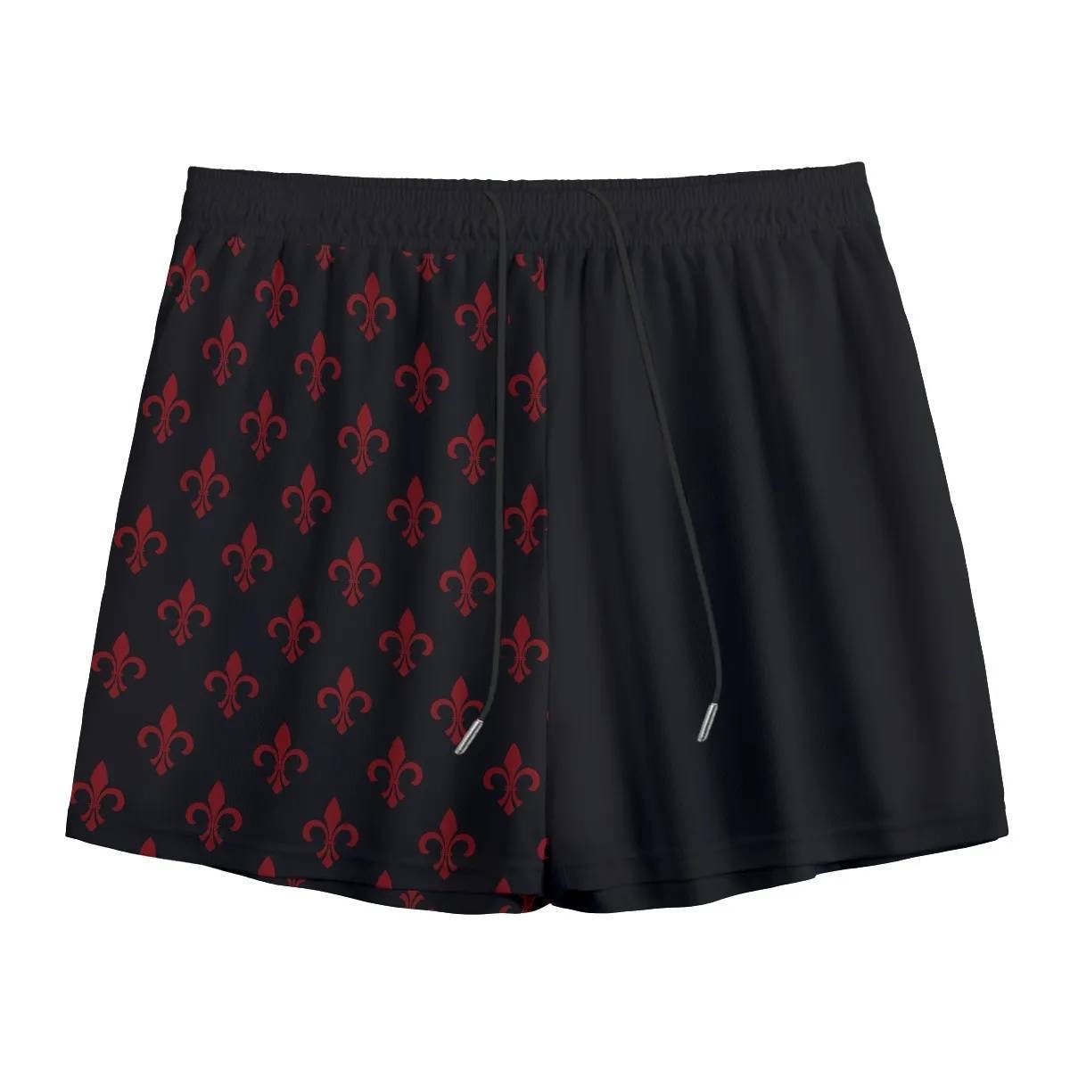 Split color shop shorts