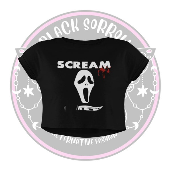 Ghosts & Giggles Halloween Women's AOP Crop Top