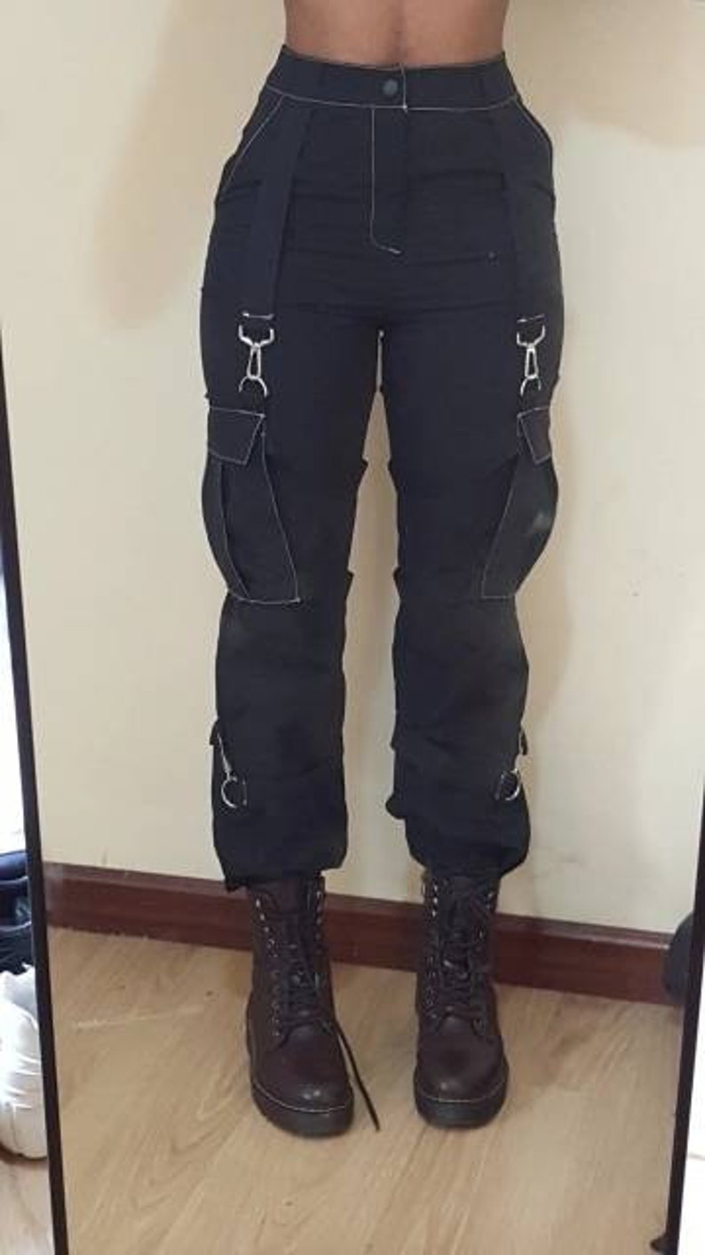 strapped cargo pants