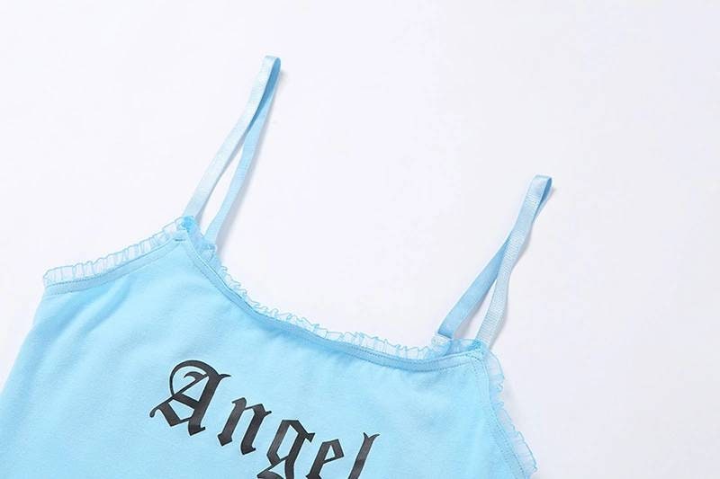 Sexy angel underwear 2 peice set crop top and knickers 2 Etsy