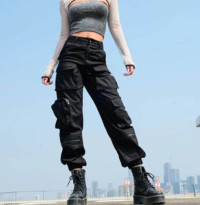 baggy pants high waisted