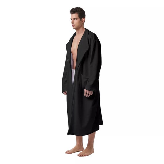 Mens Boys Dressing Gown HOODED Fleece Long Bath Robe SNUGGLE FOR YOU Soft  Cosy | eBay
