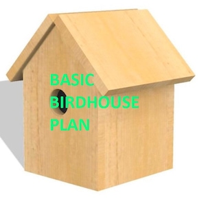 Digital BIRDHOUSE PLAN