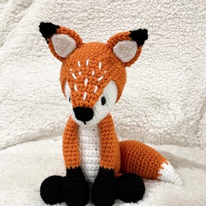 Crochet pattern Finley The Fox - PDF digital pattern