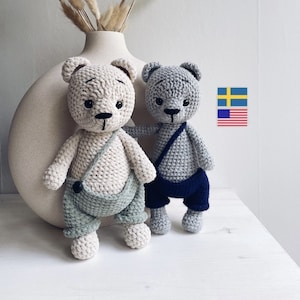 Crochet pattern Georgie The Bear - PDF digital pattern