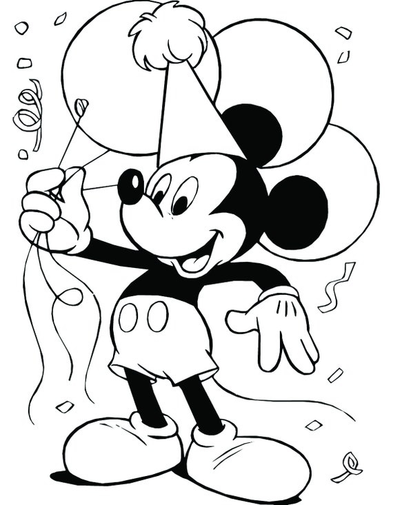 Mickey Mouse in the Kitchen coloring page - Download, Print or Color Online  for Free