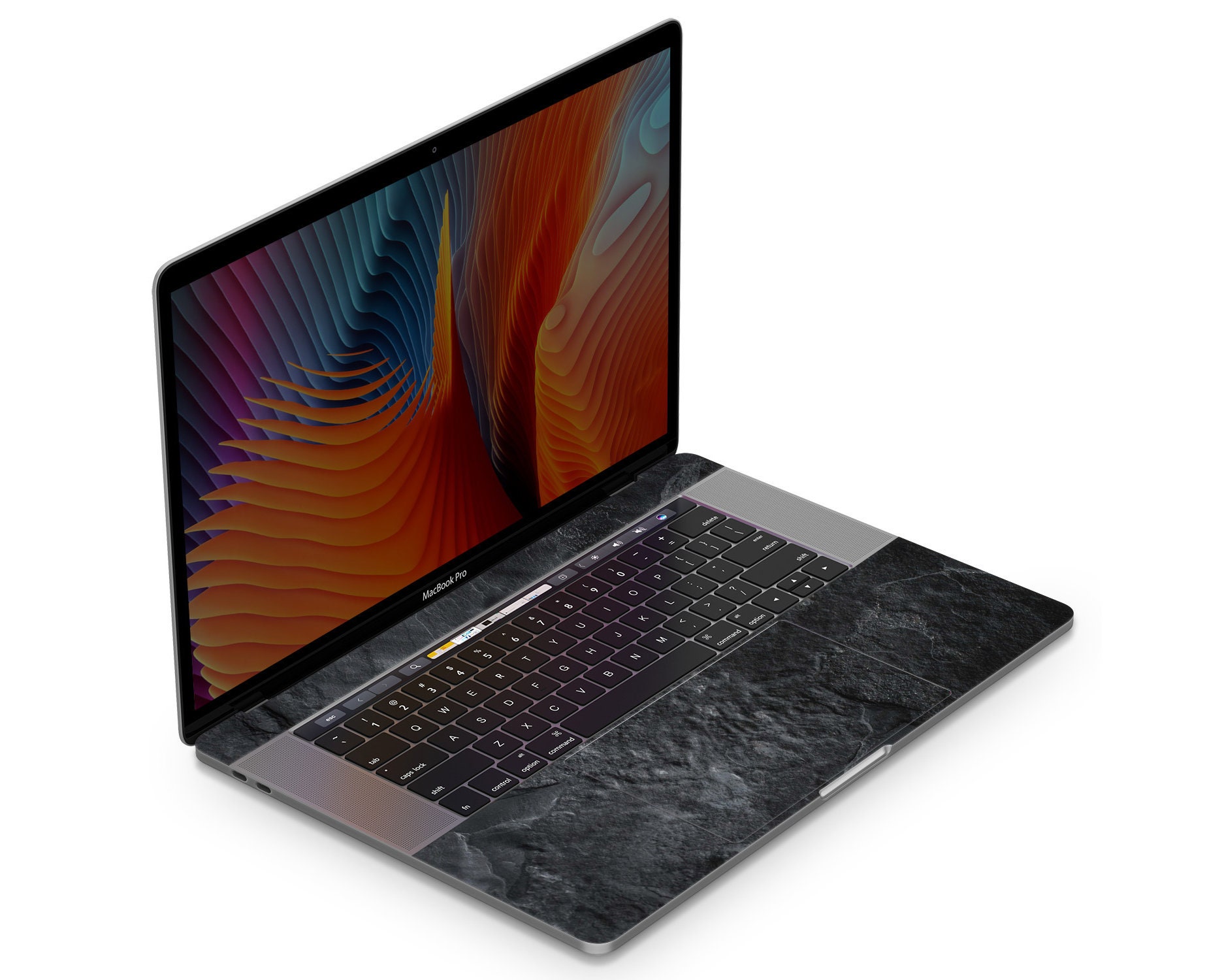 Graphite Stone macbook pro 13 2019 black macbook skin macbook Etsy