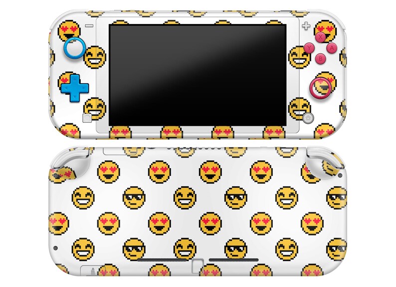 Emoji faces nintendo switch lite cool pixel icons switch lite Etsy