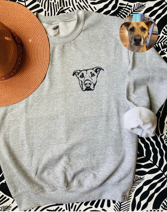 Custom dog sweatshirt,  custom embroidered sweatshirt, personalized dog sweatshirt, custom embroidary sweatshirt, embroidary sweatshirt,