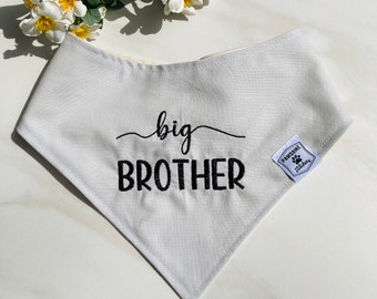 Hermano mayor Perro Bandana, pañuelo de perro personalizado, regalo de perro, pañuelo de perro, pañuelo de perro personalizado