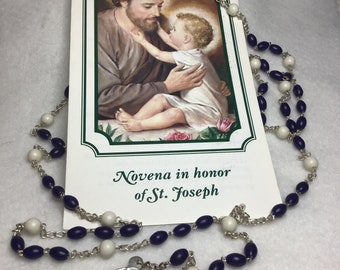 St Joseph Rosary Chaplet, Novena to St Joseph, Chaplet of St Joseph,  Patron Saint of Fathers and Families