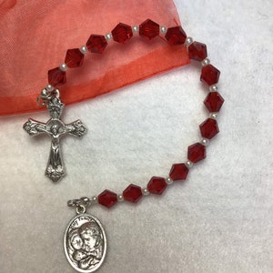 St Andrews Christmas Novena Chaplet, Red Christmas Chaplet, Christmas Novena, Advent Prayer, Christmas Chaplet, Begins November 30th