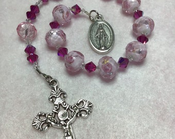 Rose Prayer  Pocket Rosary Chaplet