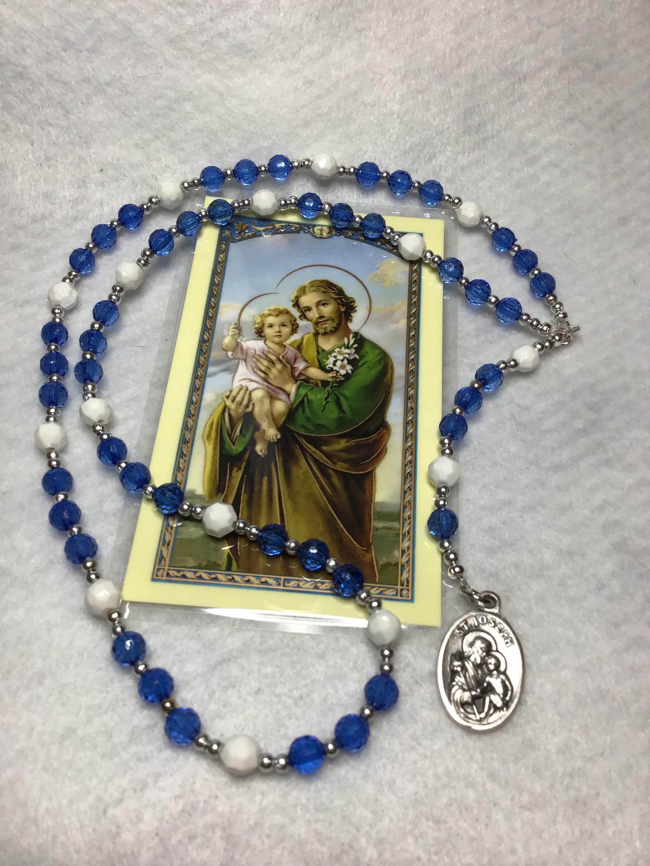 St Joseph Rosary Chaplet, Novena to St Joseph, Chaplet of St Joseph,  Patron Saint of Fathers and Families, Rosary of St. Joseph
