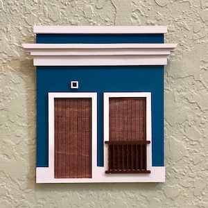 Casita Calle Sol, Old San Juan, Puerto Rico - 5.5&quot; x 5&quot;