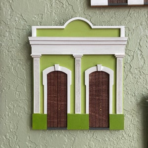 Casita Calle Sol, Old San Juan, Puerto Rico - 6&quot; x 5.5&quot;