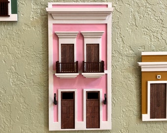 Casita Calle Tetuán, Old San Juan, Puerto Rico  - 10" x 5"