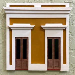 Casita Calle Fortaleza, Old San Juan, Puerto Rico - 5.5" x 5.5"