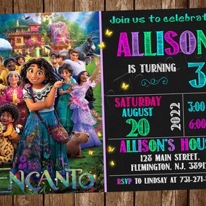 Encanto Geburtstagseinladung Encanto Party Encanto Geburtstagseinladung Encanto Digital Encanto einladen Encanto Printable Mirabel einladen