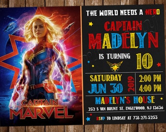 Captain Invitation Captain Birthday Party Invitation Captain Party Captain Invite Captain Digital File