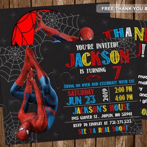 Convite Homem-Aranha Convite Homem-Aranha Festa Homem-Aranha Aniversário Homem-Aranha Convite Homem-Aranha Para Imprimir Homem-Aranha Digital
