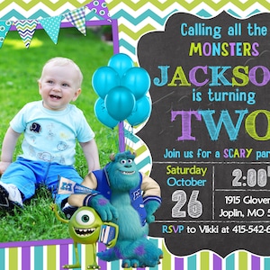 Monsters Uni Einladung Monsters Einladung Monsters Uni Geburtstagsparty Einladung Monster Uni Party Einladung Monster Geburtstag
