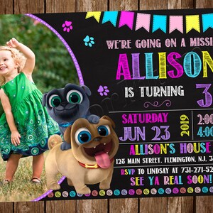 Puppy Dog Pals Invitation Puppy Dog Pals Birthday Party Invitation Puppy Dog Pals Party Puppy Dog Pals Invite Puppy Dog Pals Digital