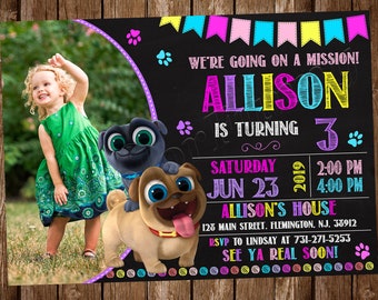 Puppy Dog Pals Invitation Puppy Dog Pals Birthday Party Invitation Puppy Dog Pals Party Puppy Dog Pals Invite Puppy Dog Pals Digital