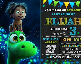 The Good Dinosaur Invitation The Good Dinosaur Birthday Party Invitation The Good Dinosaur Party The Good Dinosaur Invite