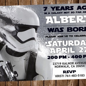 Star Wars Invitation Star Wars Birthday Party Invitation Star Wars Party Star Wars Invite Jedi Invitation Star Wars Digital