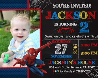 Invitation Spiderman Invitation Spider Man Spiderman Party Spiderman anniversaire Spiderman inviter Spiderman imprimable Spiderman numérique