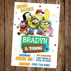 Big City Greens Einladung Big City Greens Geburtstag Big City Greens Party Big City Greens Invite Big City Greens Digital