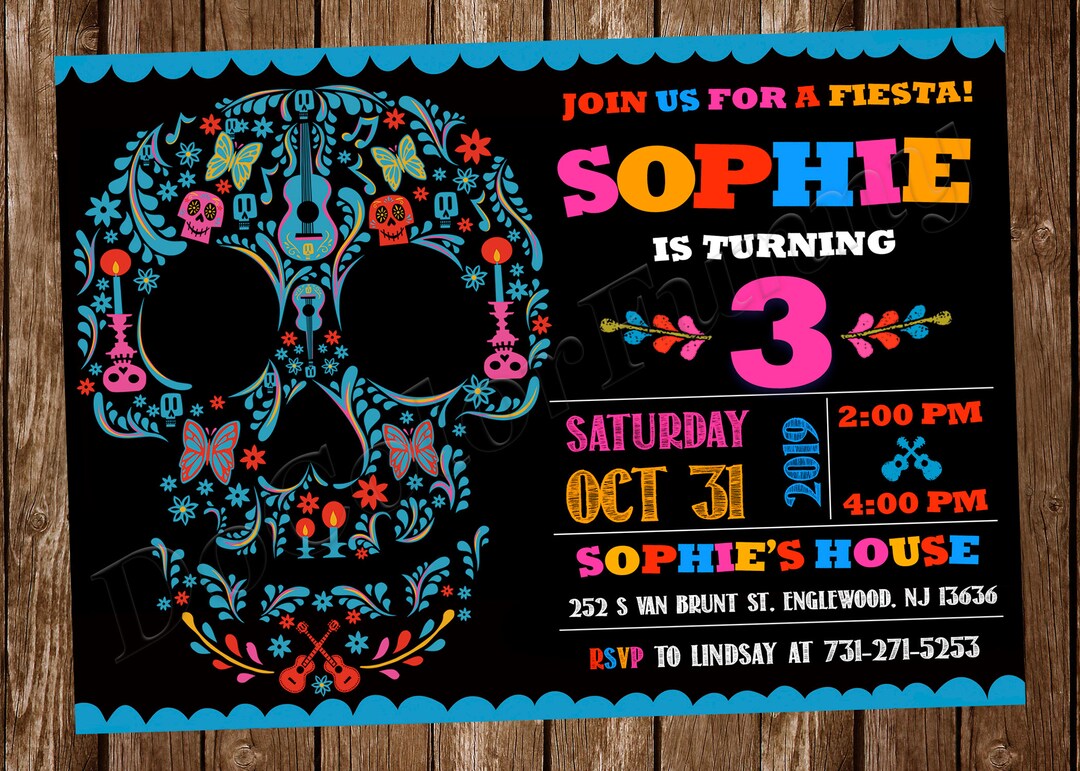 Coco Invitation Coco Birthday Invitation Fiesta Invitation Coco Party ...