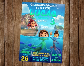 Convite para Luca, Aniversário de Luca, Festa de Luca, Convite para Luca, Convite Digital para Luca, Convite para Imprimir de Luca