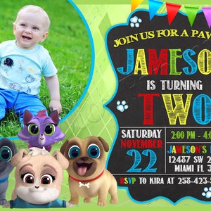 Puppy Dog Pals Invitation Puppy Dog Pals Birthday Party Invitation Puppy Dog Pals Party Puppy Dog Pals Invite Puppy Dog Pals Digital