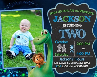 The Good Dinosaur Invitation The Good Dinosaur Birthday Party Invitation The Good Dinosaur Party The Good Dinosaur Invite