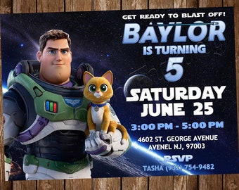 Convite Lightyear, Aniversário Lightyear, Festa Lightyear, Convite Lightyear, Convite Lightyear Digital, Convite Lightyear para Imprimir