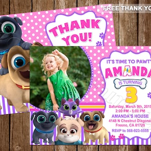 Puppy Dog Pals Invitation Puppy Dog Pals Birthday Party Invitation Puppy Dog Pals Party Puppy Dog Pals Invite Puppy Dog Pals Digital
