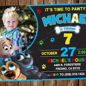 Puppy Dog Pals Invitation Puppy Dog Pals Birthday Party Invitation Puppy Dog Pals Party Puppy Dog Pals Invite Puppy Dog Pals Digital