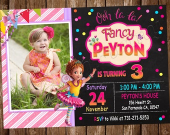 Fancy Nancy Invitation Fancy Nancy Birthday Party Invitation Fancy Nancy Party Fancy Nancy Invite Fancy Invitation Fancy Digital File