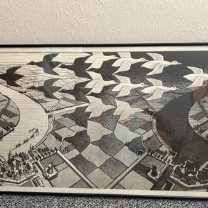 Day and Night Art Print by M.C. Escher