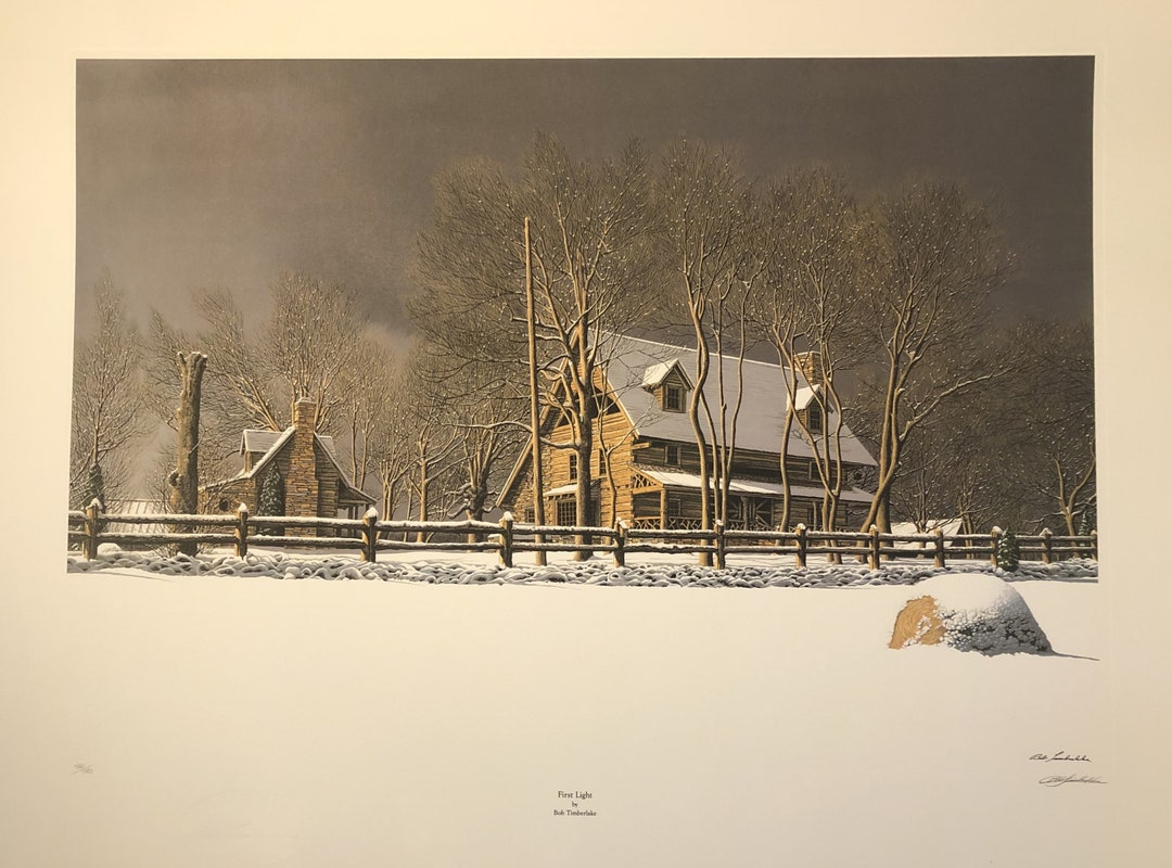 Bob Timberlake First Light S&N 4881/7393 Mint Condition Etsy