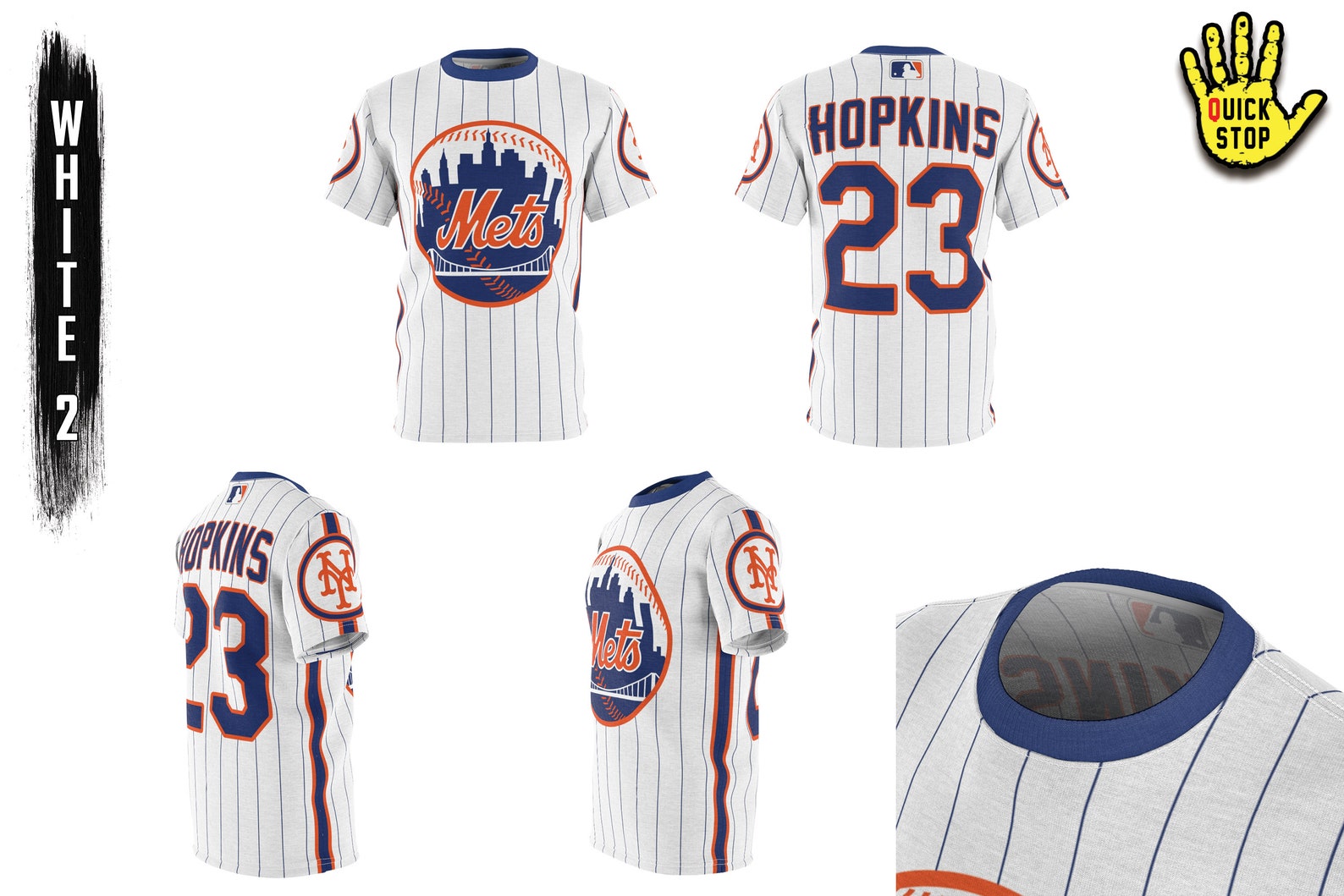 Camiseta personalizada de los Mets de Nueva York MLB Béisbol Etsy