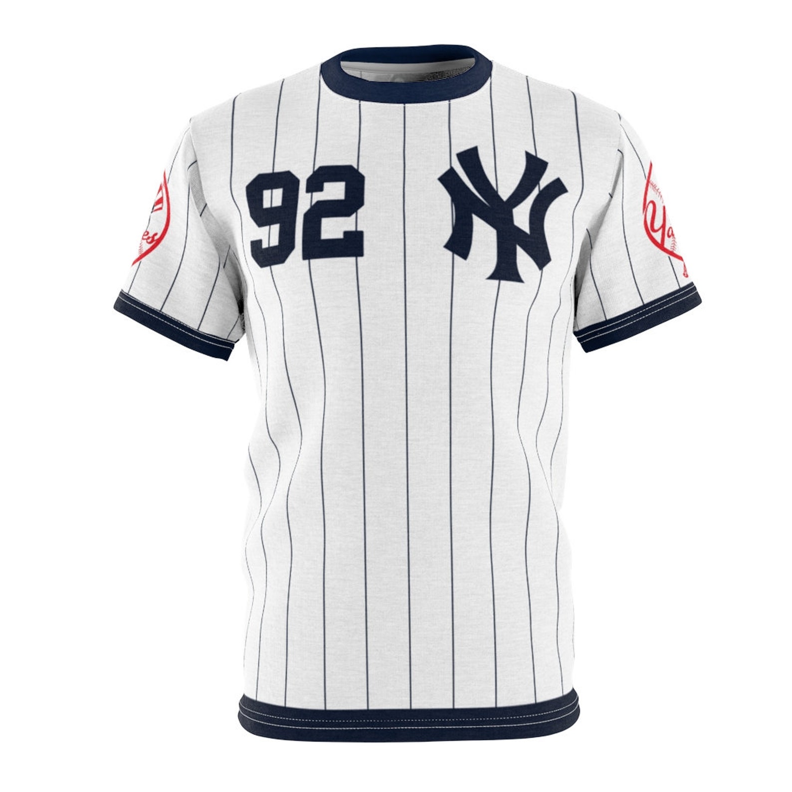 Personalized New York Yankees Jersey T-Shirt MLB Custom | Etsy