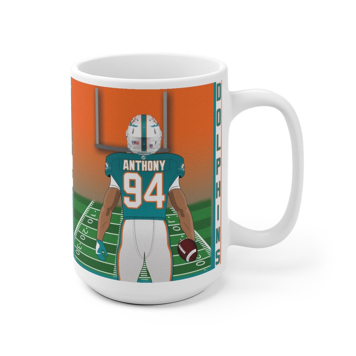 miami dolphins 3d stein mug by brax ltd miami dolphins 3d stein mug by brax ltd